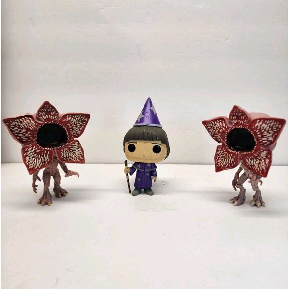 Will The Sorcerer #1245 + 2 Demogorgons #428 Funko Pop Lot Stranger Things Loose - Picture 3 of 16
